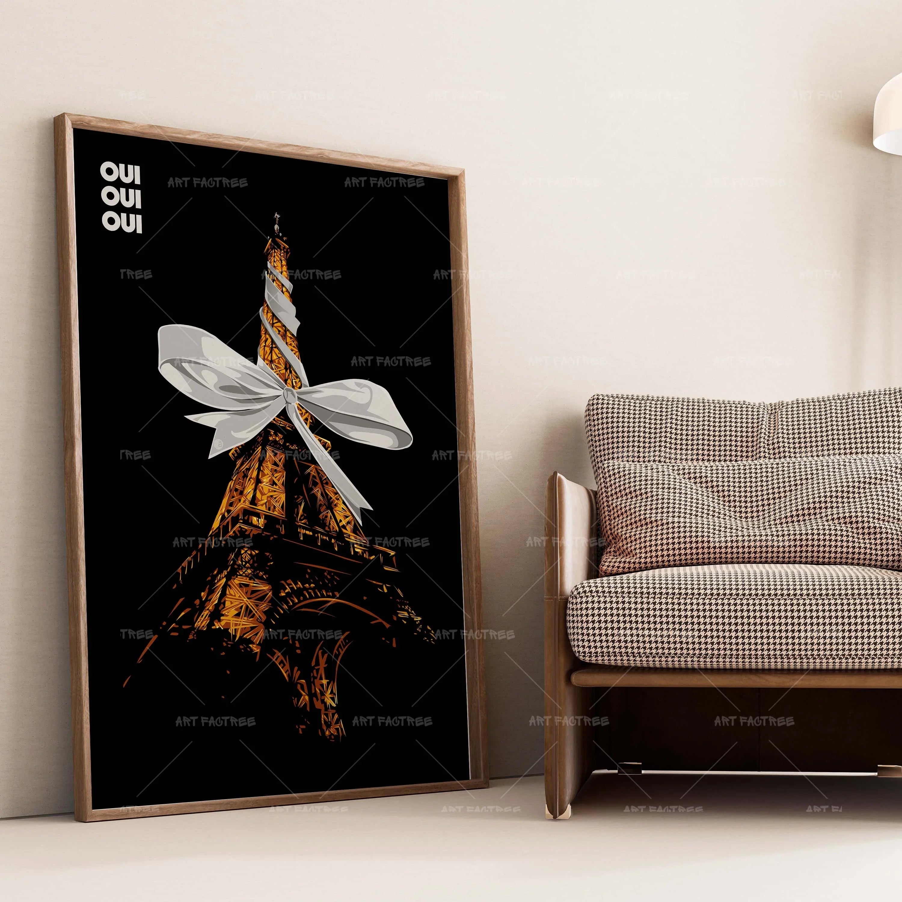 Oui Oui Oui (Smard X Anaya)-wall art print featuring decorative artistic design suitable for living rooms, offices, and schools by SmardArt. Elevate your space with Black wall art that speaks to culture, identity, and creativity. At Smard, we celebrate artistry made with melanin, bringing powerful and inspiring designs to life.