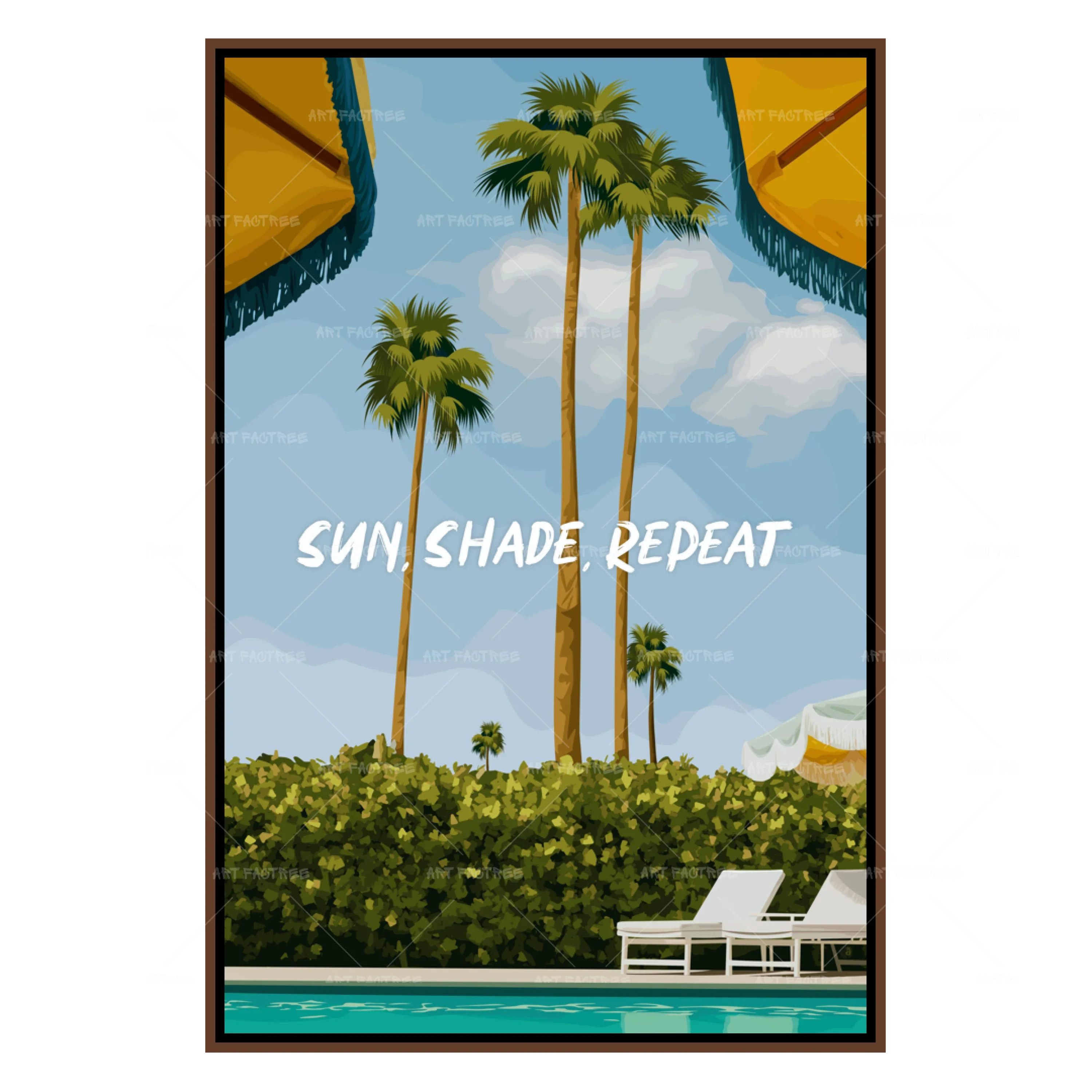 Palm Side (Smard X Anaya)-wall art print featuring decorative artistic design suitable for living rooms, offices, and schools by SmardArt. Elevate your space with Black wall art that speaks to culture, identity, and creativity. At Smard, we celebrate artistry made with melanin, bringing powerful and inspiring designs to life.