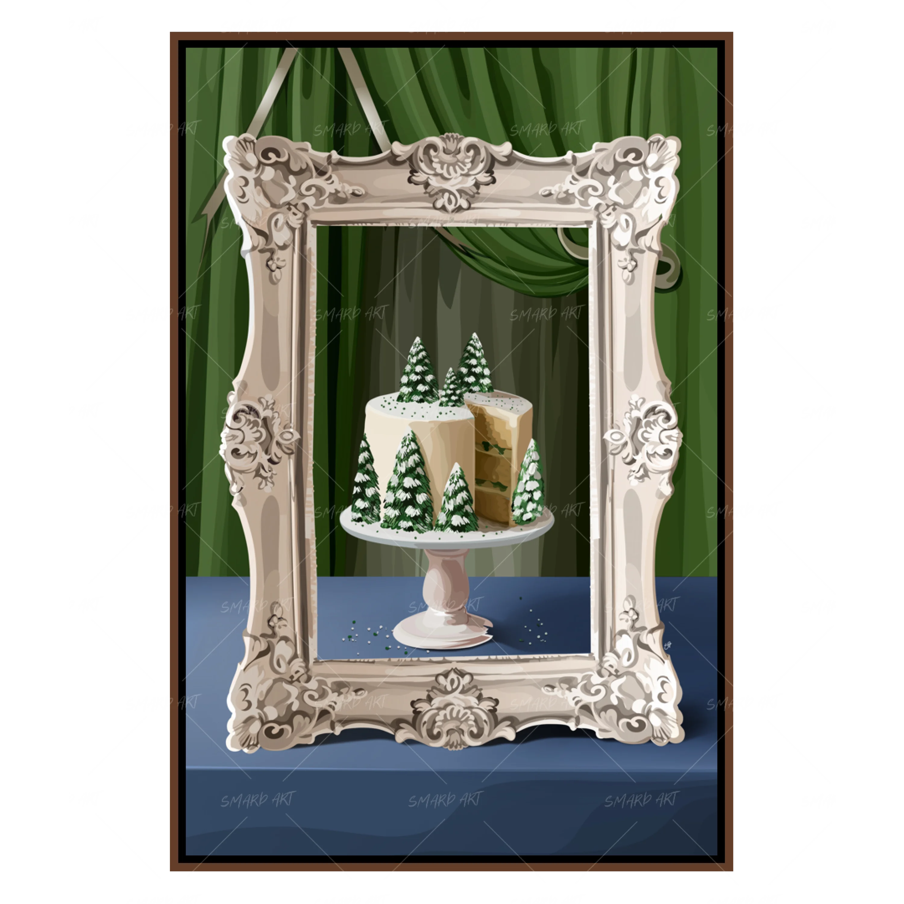 Picture Perfect Bite-wall art print featuring decorative artistic design suitable for living rooms, offices, and schools by SmardArt. Elevate your space with Black wall art that speaks to culture, identity, and creativity. At Smard, we celebrate artistry made with melanin, bringing powerful and inspiring designs to life.