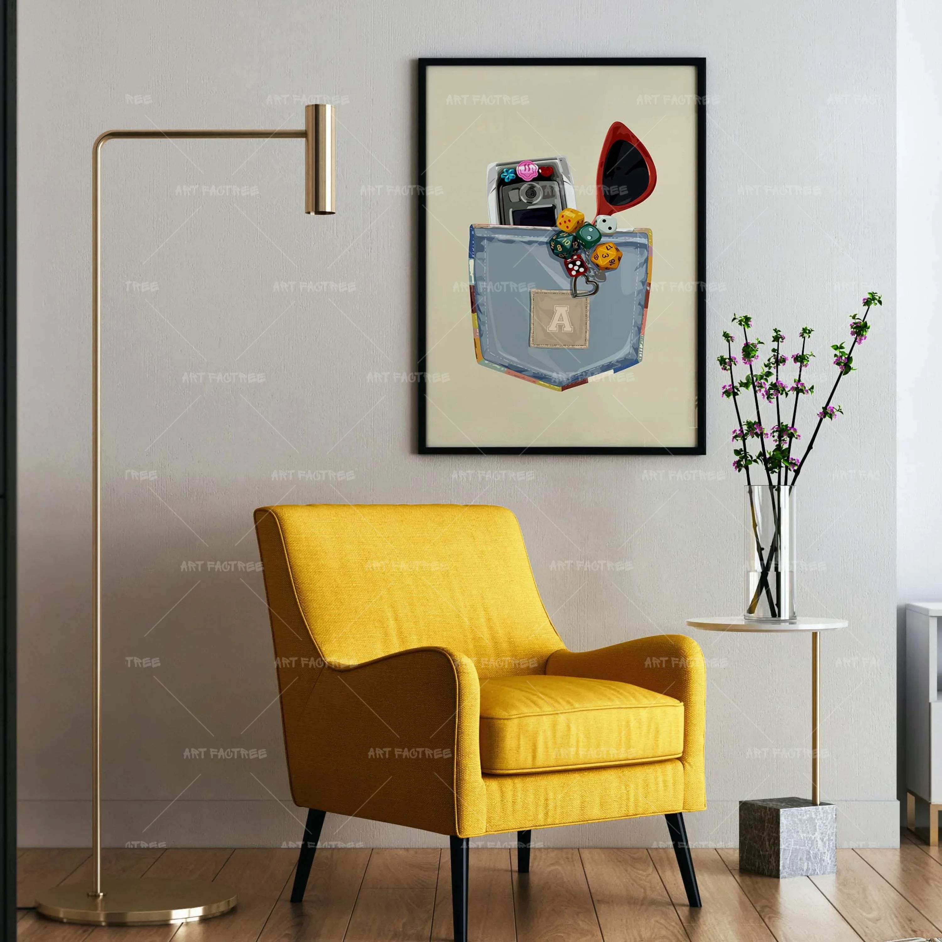 Pocket Set (Smard X Anaya)-wall art print featuring decorative artistic design suitable for living rooms, offices, and schools by SmardArt. Elevate your space with Black wall art that speaks to culture, identity, and creativity. At Smard, we celebrate artistry made with melanin, bringing powerful and inspiring designs to life.