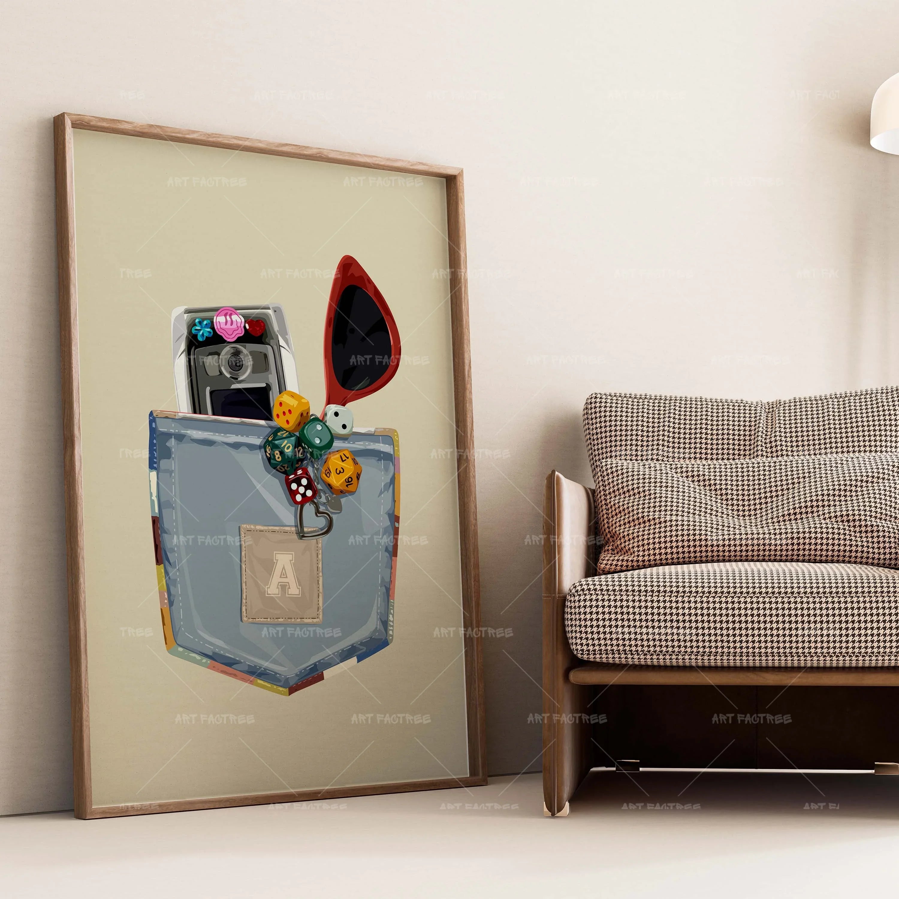 Pocket Set (Smard X Anaya)-wall art print featuring decorative artistic design suitable for living rooms, offices, and schools by SmardArt. Elevate your space with Black wall art that speaks to culture, identity, and creativity. At Smard, we celebrate artistry made with melanin, bringing powerful and inspiring designs to life.