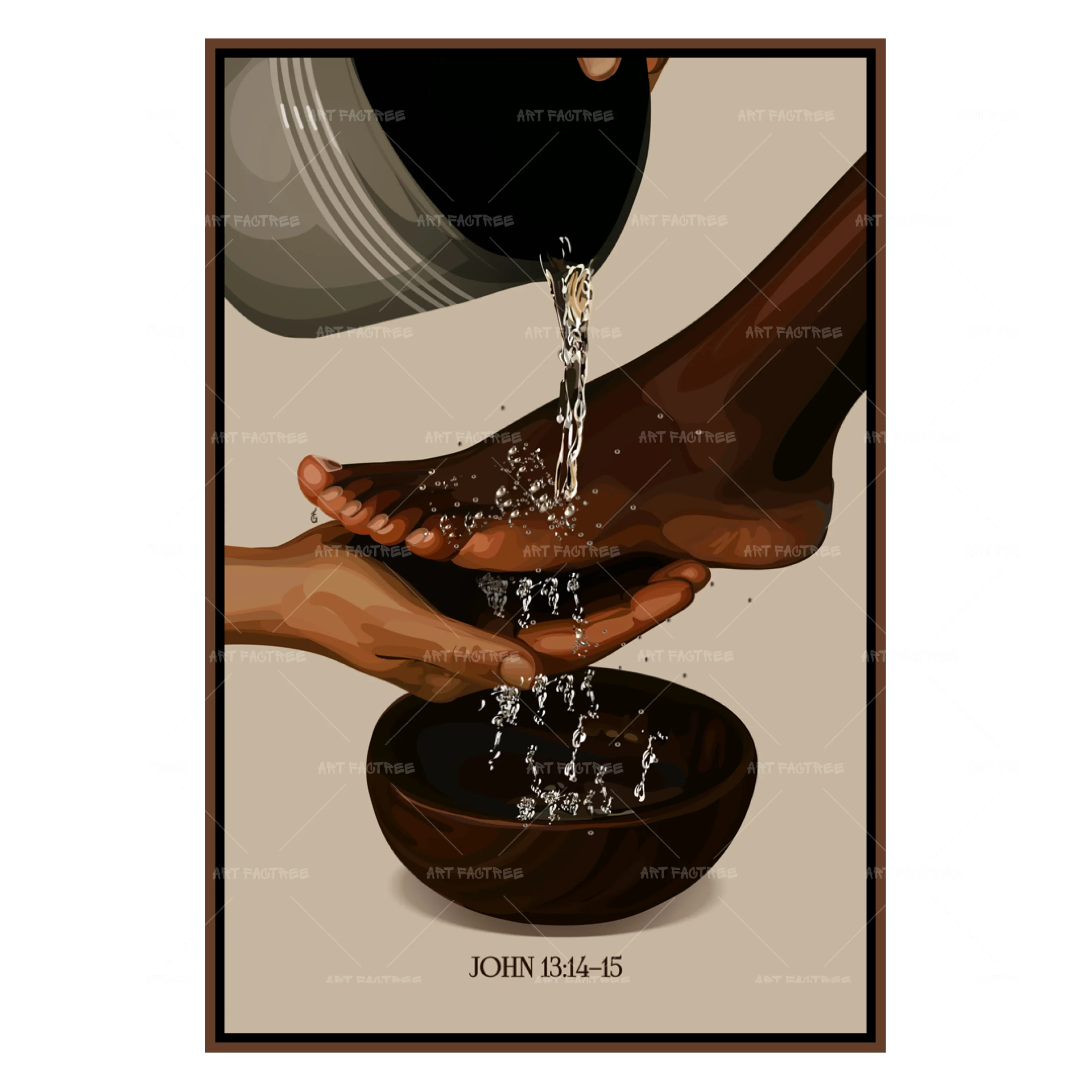 Pure Service (Smard X Anaya)-wall art print featuring decorative artistic design suitable for living rooms, offices, and schools by SmardArt. Elevate your space with Black wall art that speaks to culture, identity, and creativity. At Smard, we celebrate artistry made with melanin, bringing powerful and inspiring designs to life.