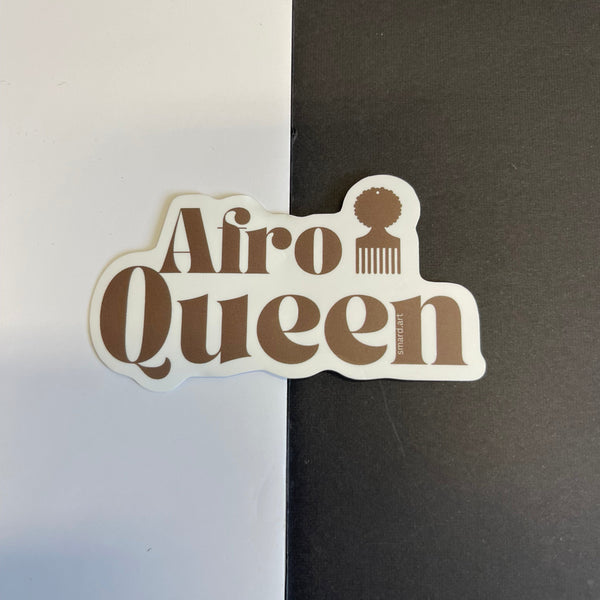 Afro Queen Sticker
