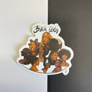 Black Girls Sticker