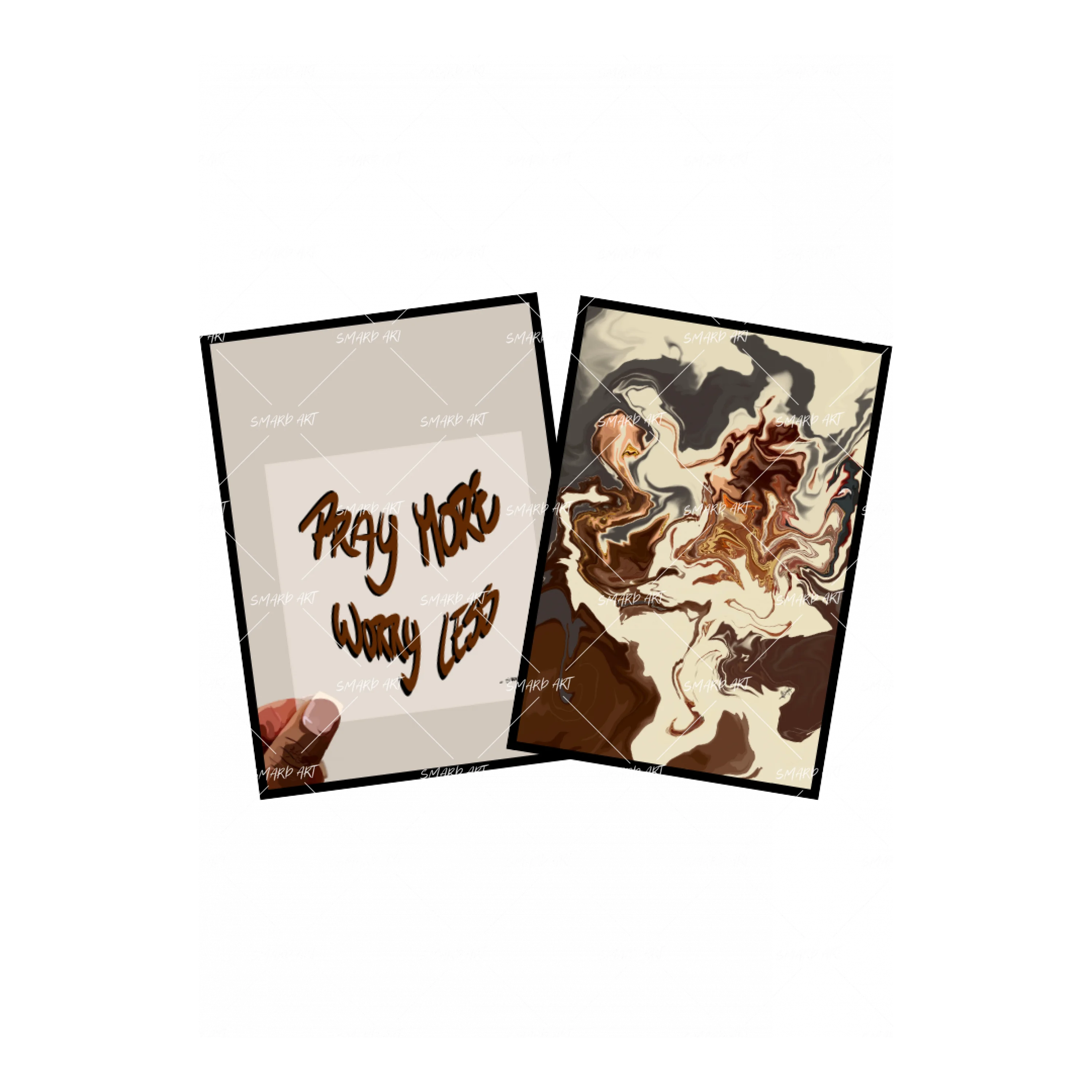 Art Print Bundle : Pray More + Freedom