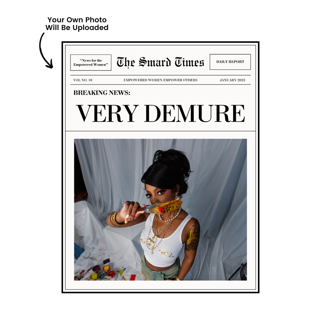 "VERY DEMURE" Custom Poster