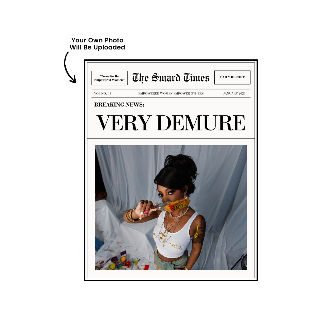 "VERY DEMURE" Custom Poster