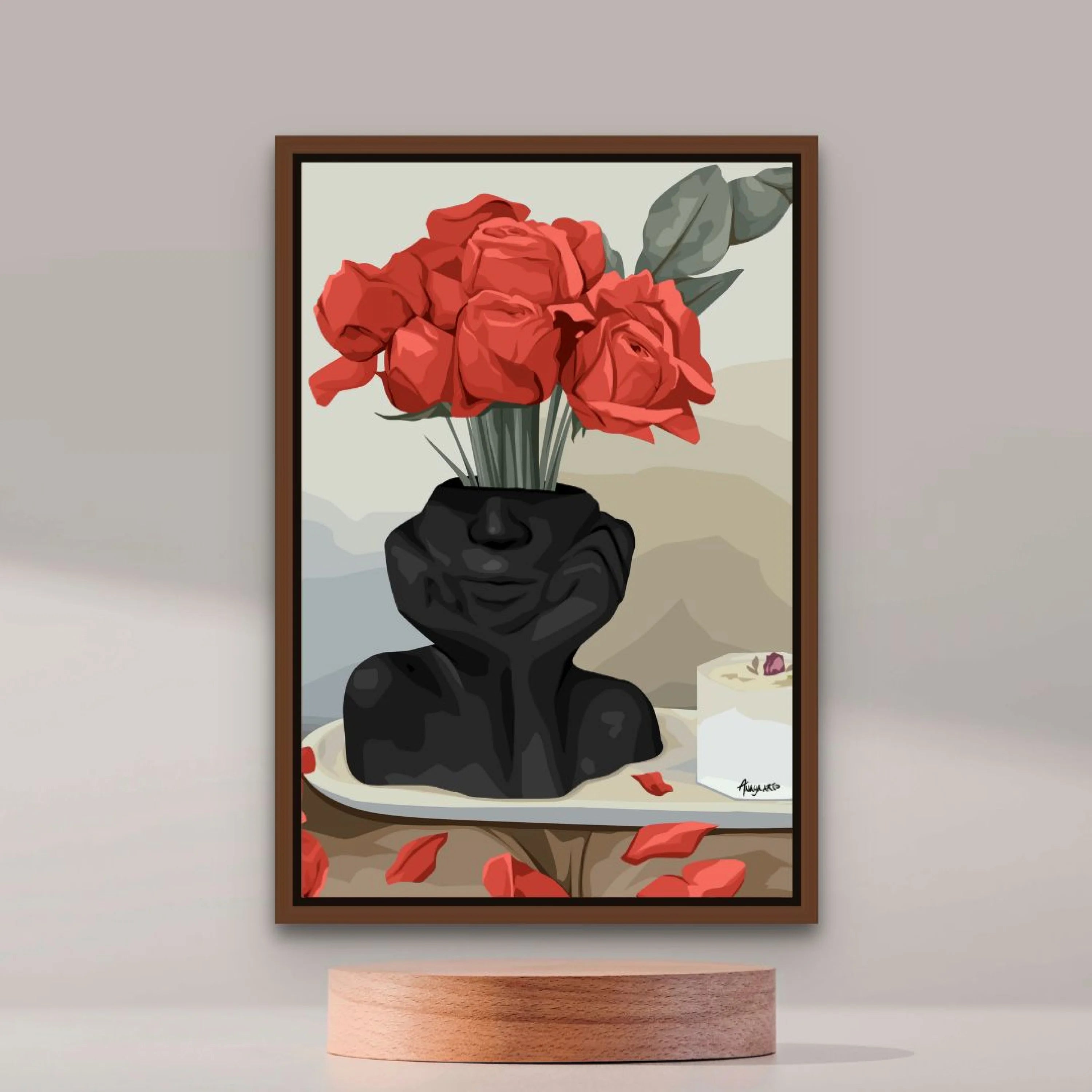 Rose Vase (Smard X Anaya) Wall Art