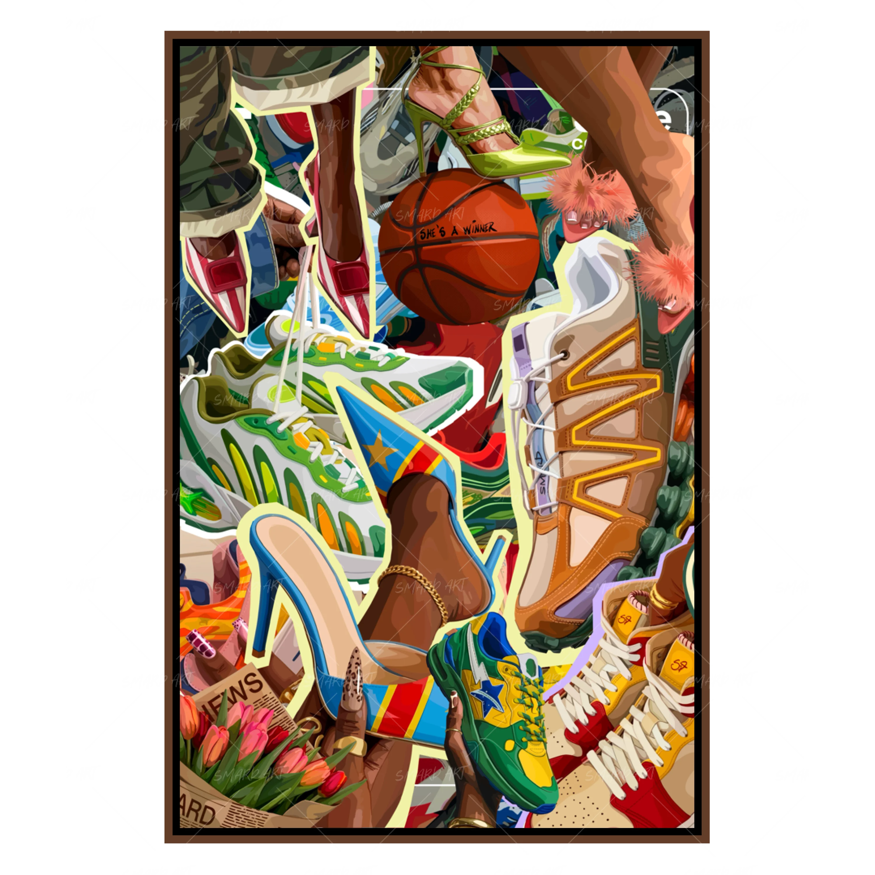 Sneaks & Heels Collage