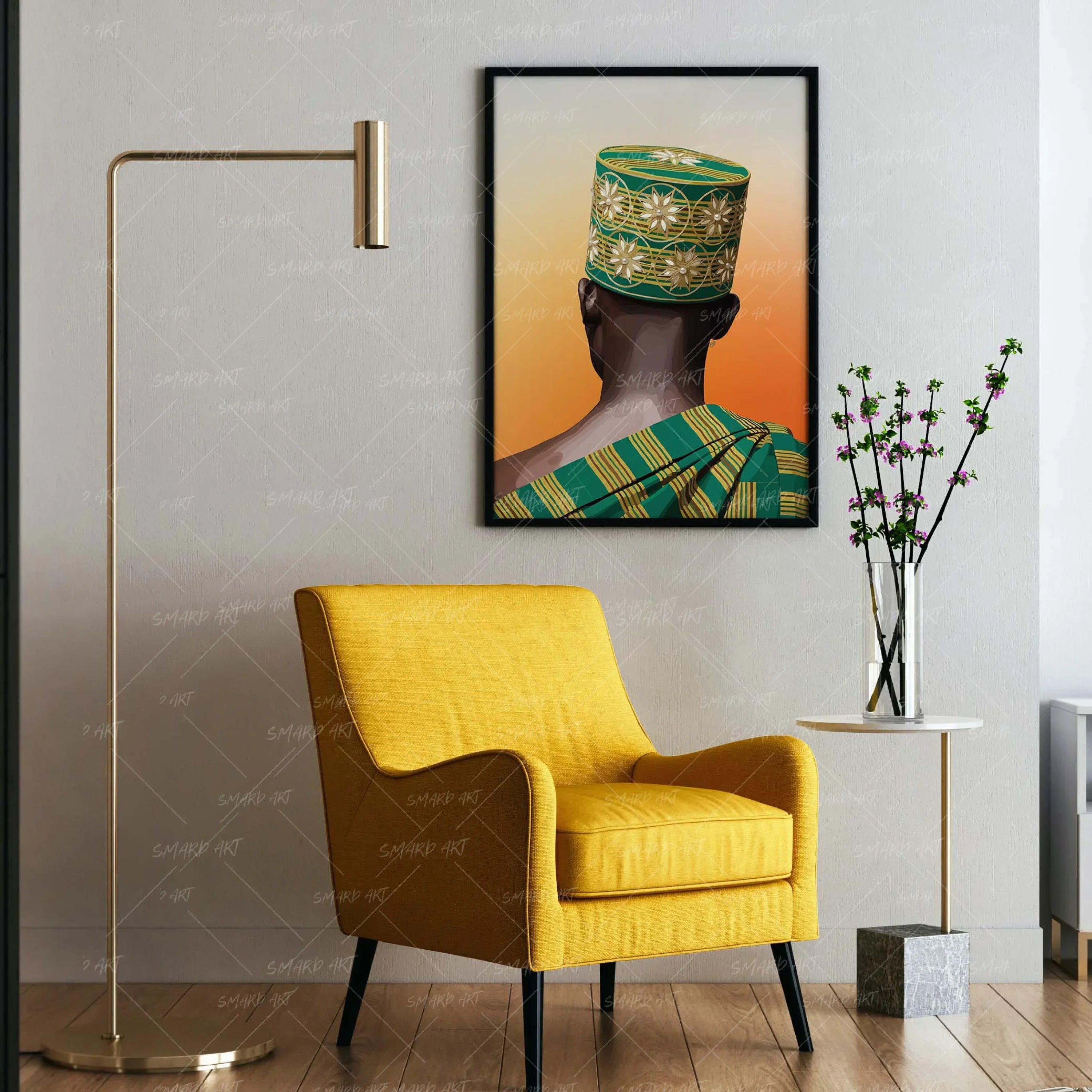 Style & Tradition-wall art print featuring decorative artistic design suitable for living rooms, offices, and schools by SmardArt