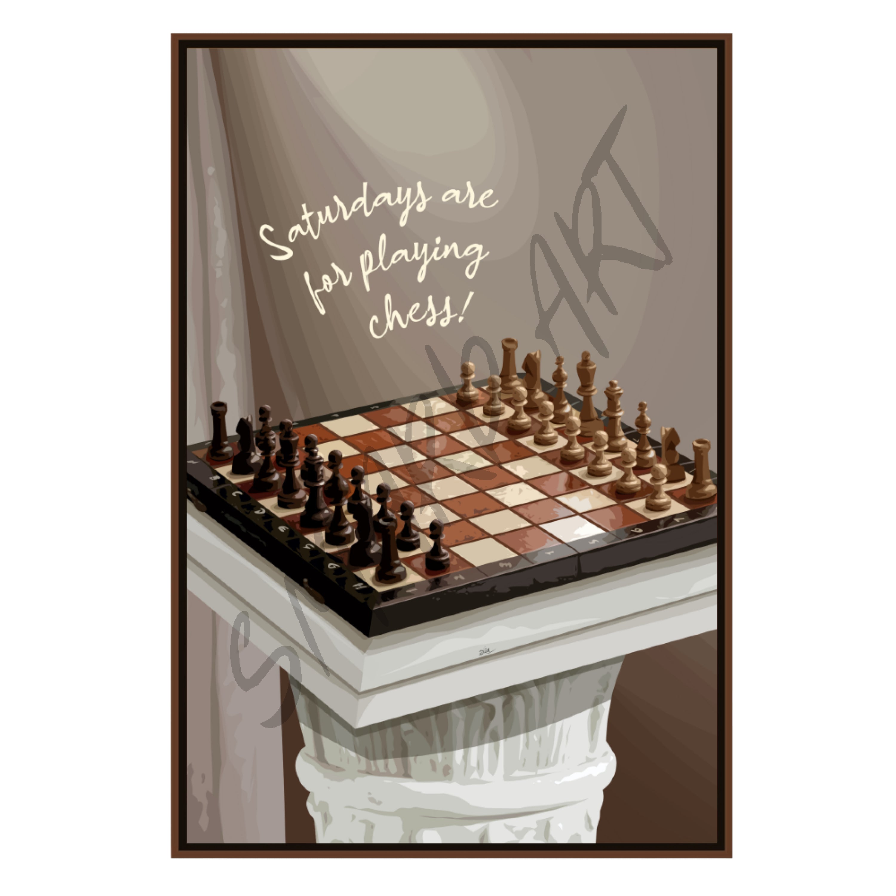 Saturdays Are For Playing Chess (Smard X Anaya)