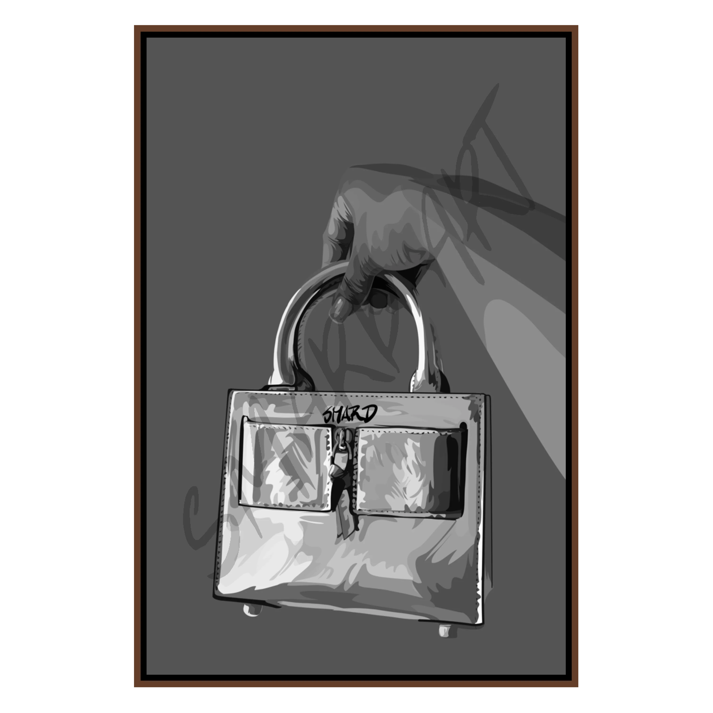 Silver Bag B&W