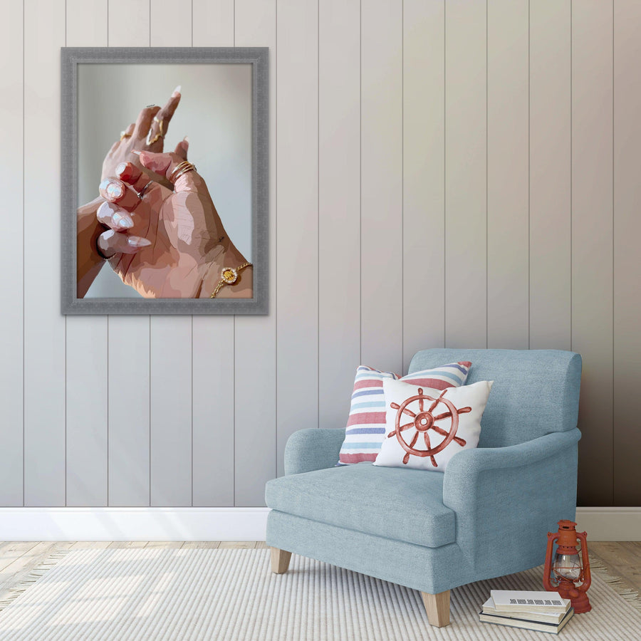 Simple Glam-24×36-Print-SmardArt-Wall Art