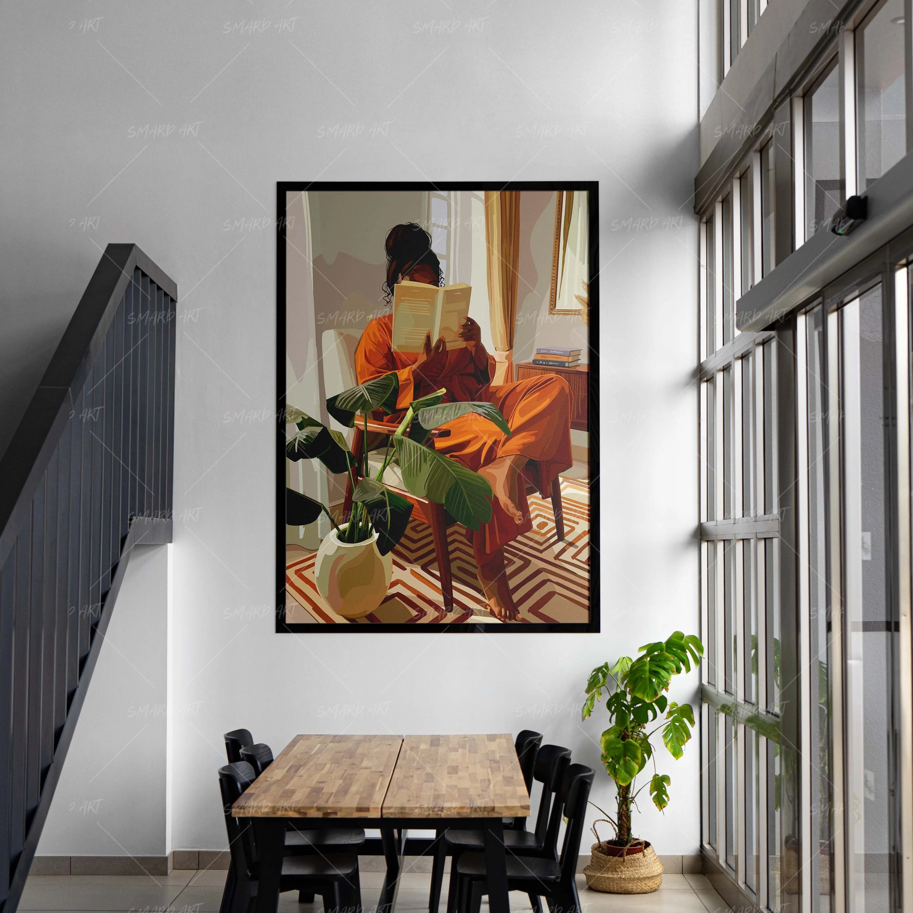 Softness is Power-wall art print featuring decorative artistic design suitable for living rooms, offices, and schools by SmardArt. Elevate your space with Black wall art that speaks to culture, identity, and creativity. At Smard, we celebrate artistry made with melanin, bringing powerful and inspiring designs to life.