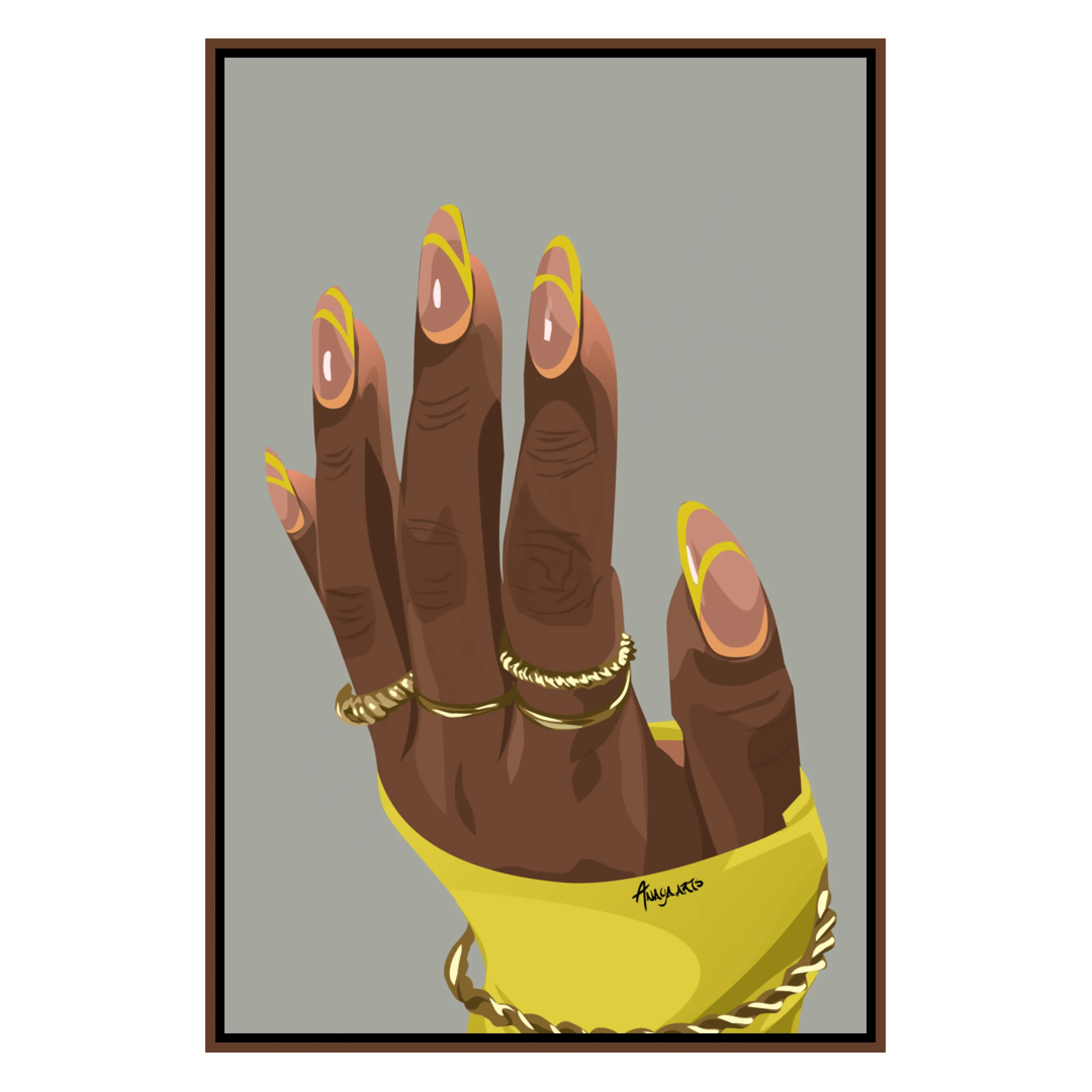 Sunshine Nails (Smard X Anaya) Wall Art