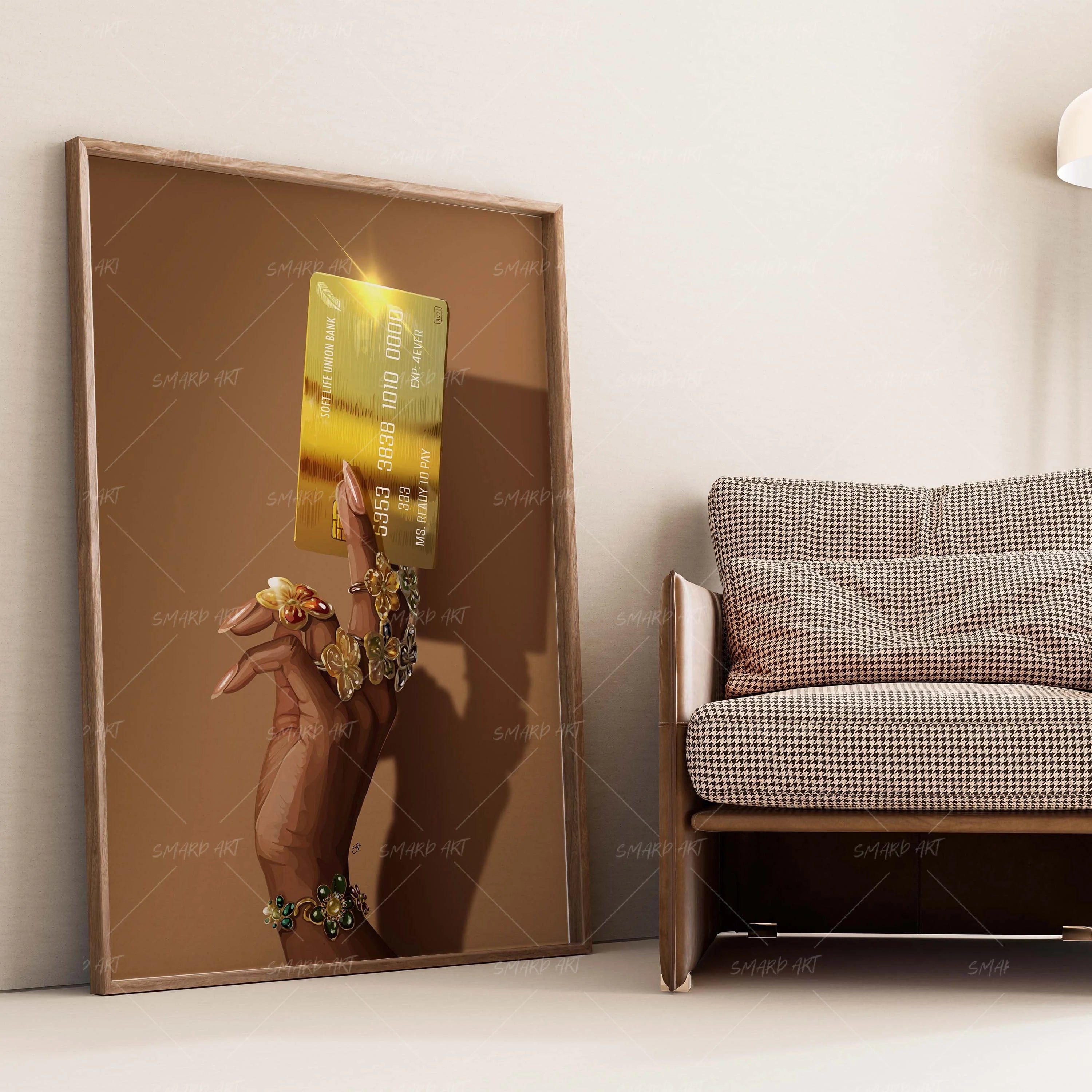 Tap Tap Baby-wall art print featuring decorative artistic design suitable for living rooms, offices, and schools by SmardArt. Elevate your space with Black wall art that speaks to culture, identity, and creativity. At Smard, we celebrate artistry made with melanin, bringing powerful and inspiring designs to life.