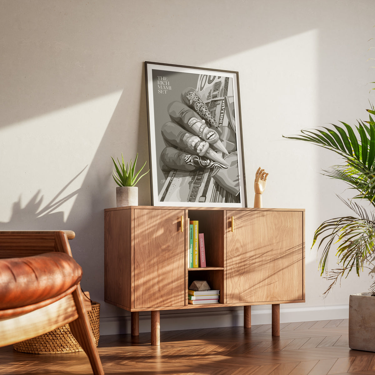 The Rich Mami Set (B/W)-wall art print featuring decorative artistic design suitable for living rooms, offices, and schools by SmardArt. Elevate your space with Black wall art that speaks to culture, identity, and creativity. At Smard, we celebrate artistry made with melanin, bringing powerful and inspiring designs to life.