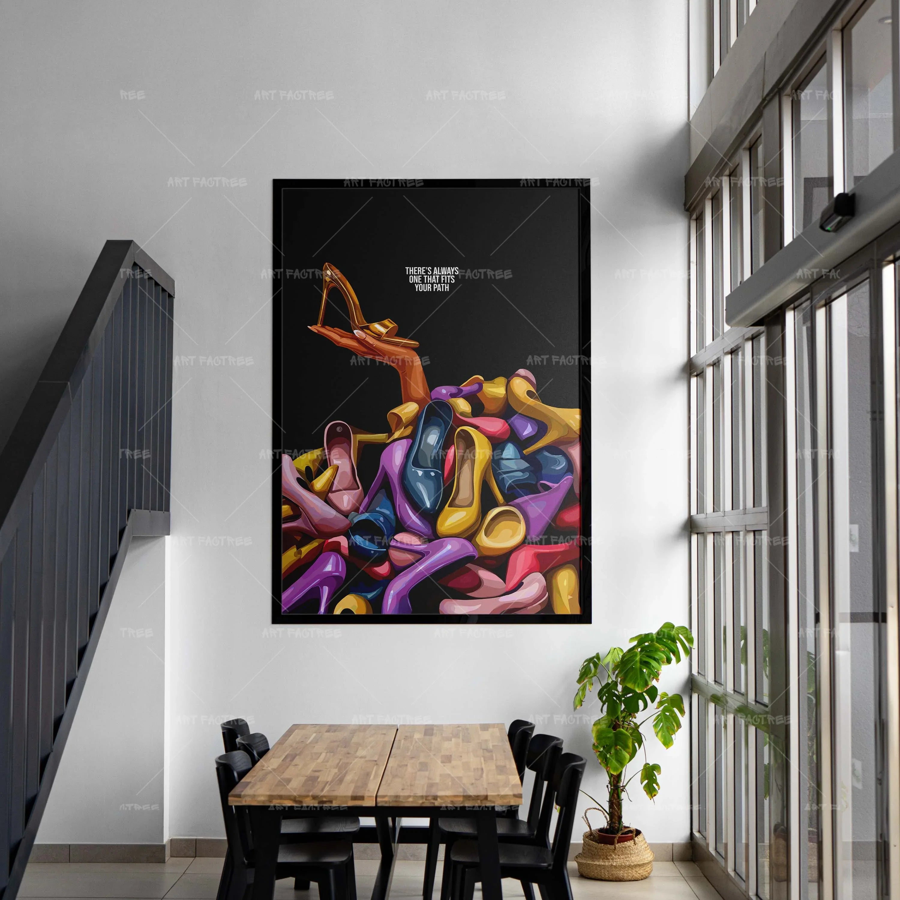 The Way (Smard X Anaya)-wall art print featuring decorative artistic design suitable for living rooms, offices, and schools by SmardArt. Elevate your space with Black wall art that speaks to culture, identity, and creativity. At Smard, we celebrate artistry made with melanin, bringing powerful and inspiring designs to life.