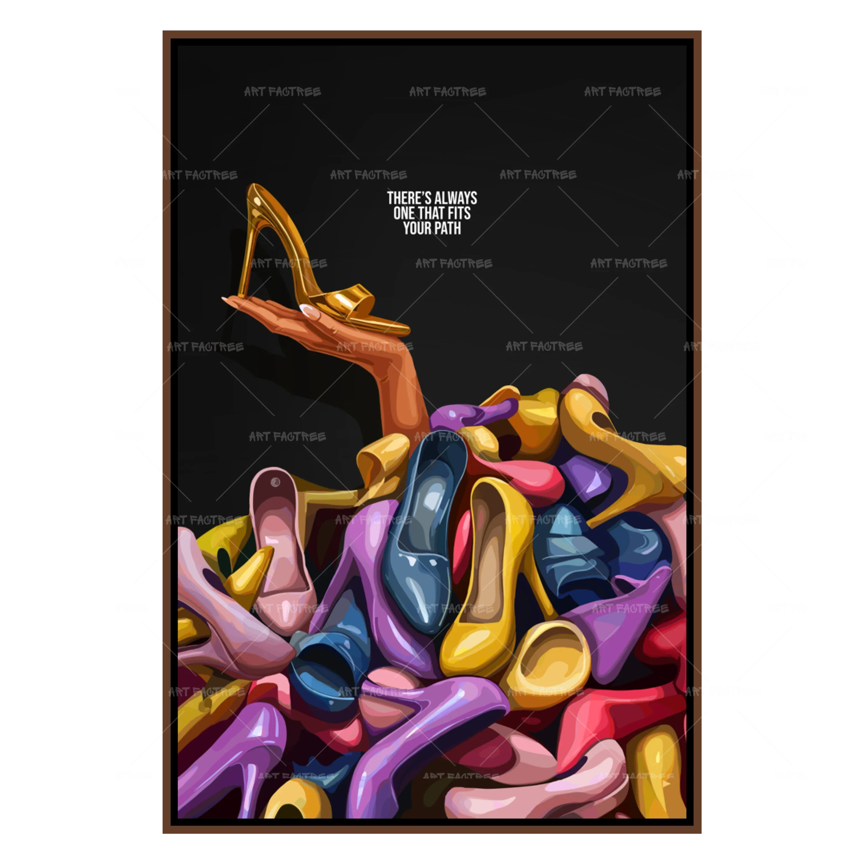 The Way (Smard X Anaya)-wall art print featuring decorative artistic design suitable for living rooms, offices, and schools by SmardArt. Elevate your space with Black wall art that speaks to culture, identity, and creativity. At Smard, we celebrate artistry made with melanin, bringing powerful and inspiring designs to life.