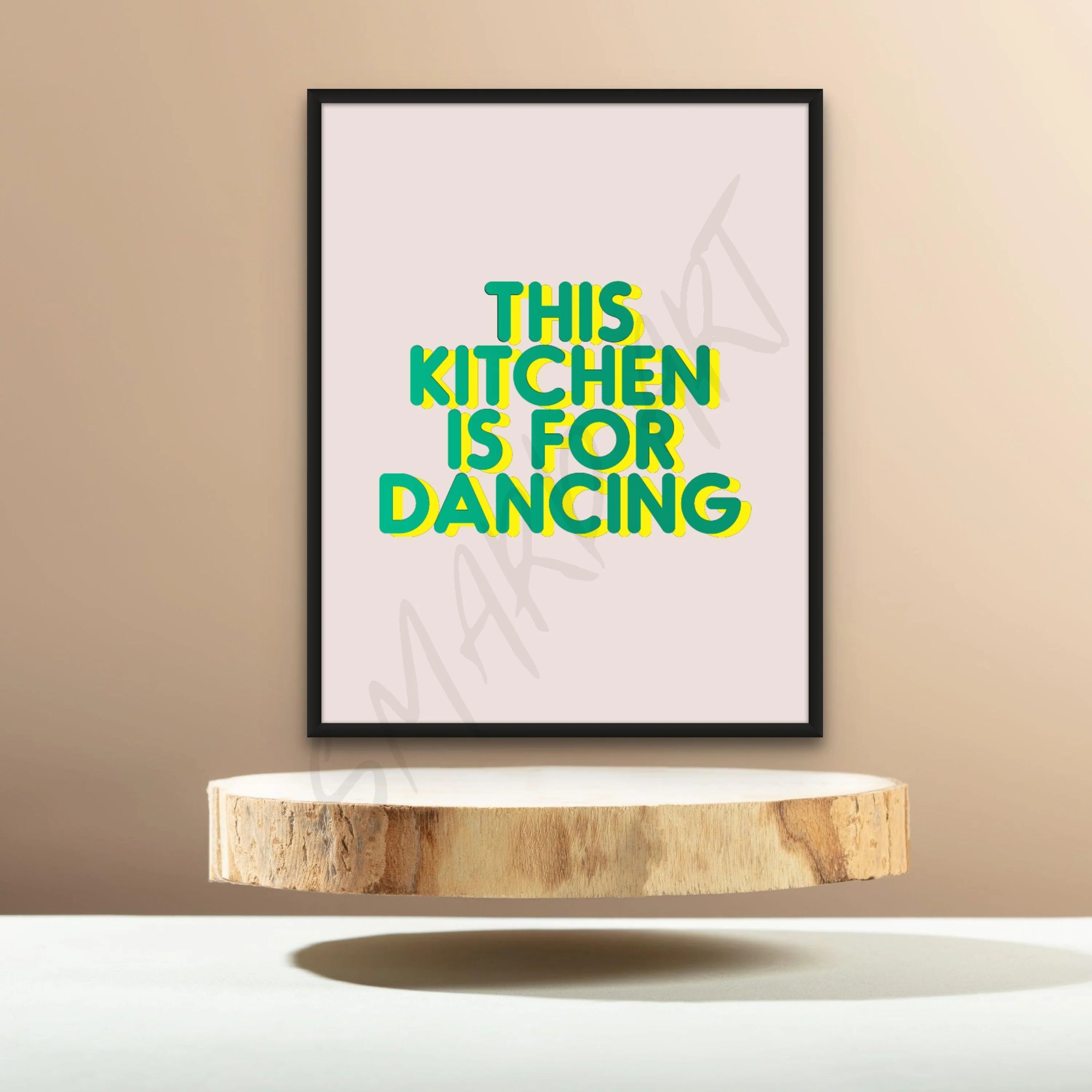 This Kitchen Is For Dancing (Smard X Anaya) Wall Art