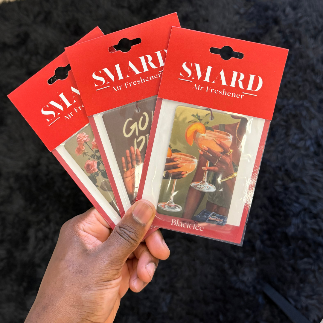 3 Pack Art Air Freshener (Mystery Art Pieces)-wall art print featuring decorative artistic design suitable for living rooms, offices, and schools by SmardArt. Elevate your space with Black wall art that speaks to culture, identity, and creativity. At Smard, we celebrate artistry made with melanin, bringing powerful and inspiring designs to life.