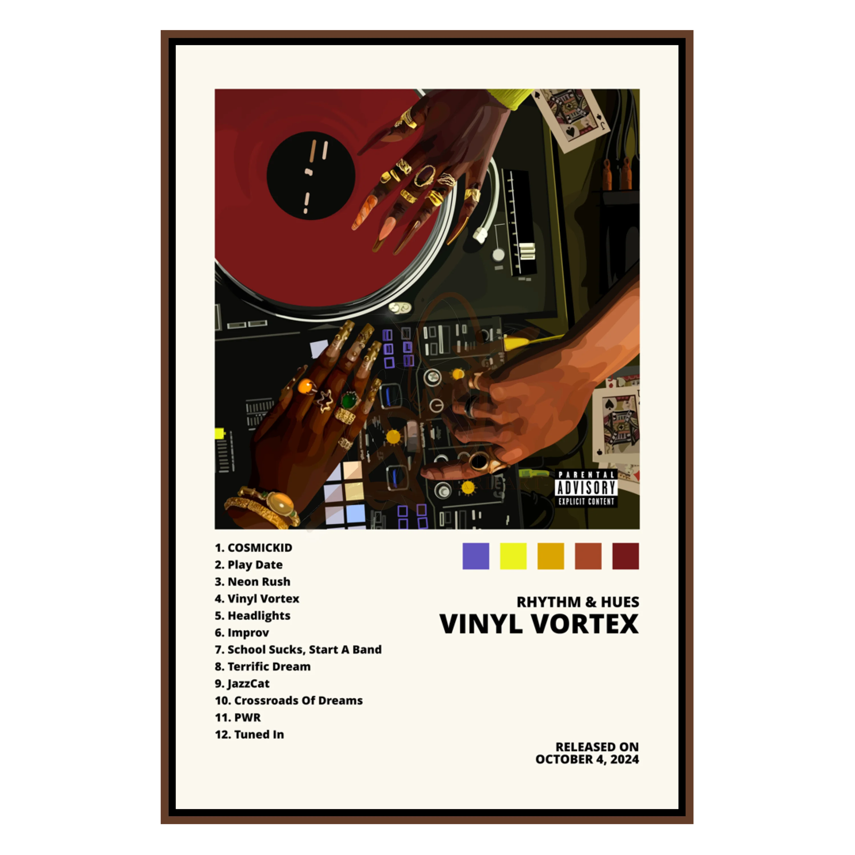 Vinyl Vortex Poster