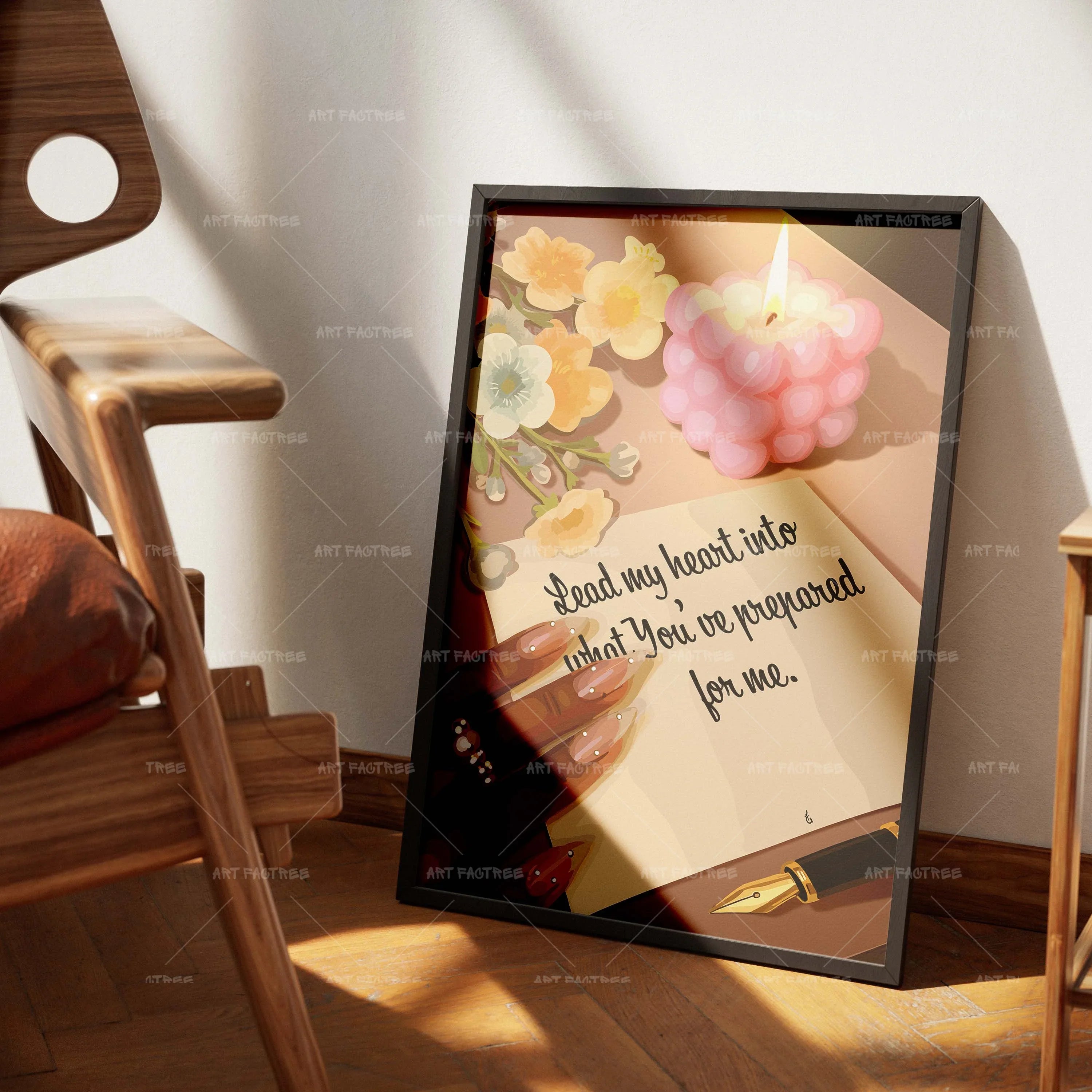 Where He Leads (Smard X Anaya)-wall art print featuring decorative artistic design suitable for living rooms, offices, and schools by SmardArt. Elevate your space with Black wall art that speaks to culture, identity, and creativity. At Smard, we celebrate artistry made with melanin, bringing powerful and inspiring designs to life.