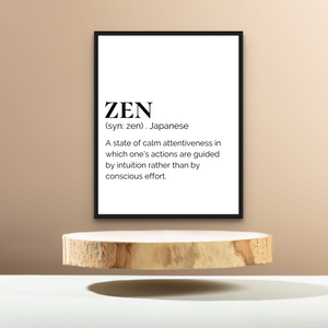 Zen- text.