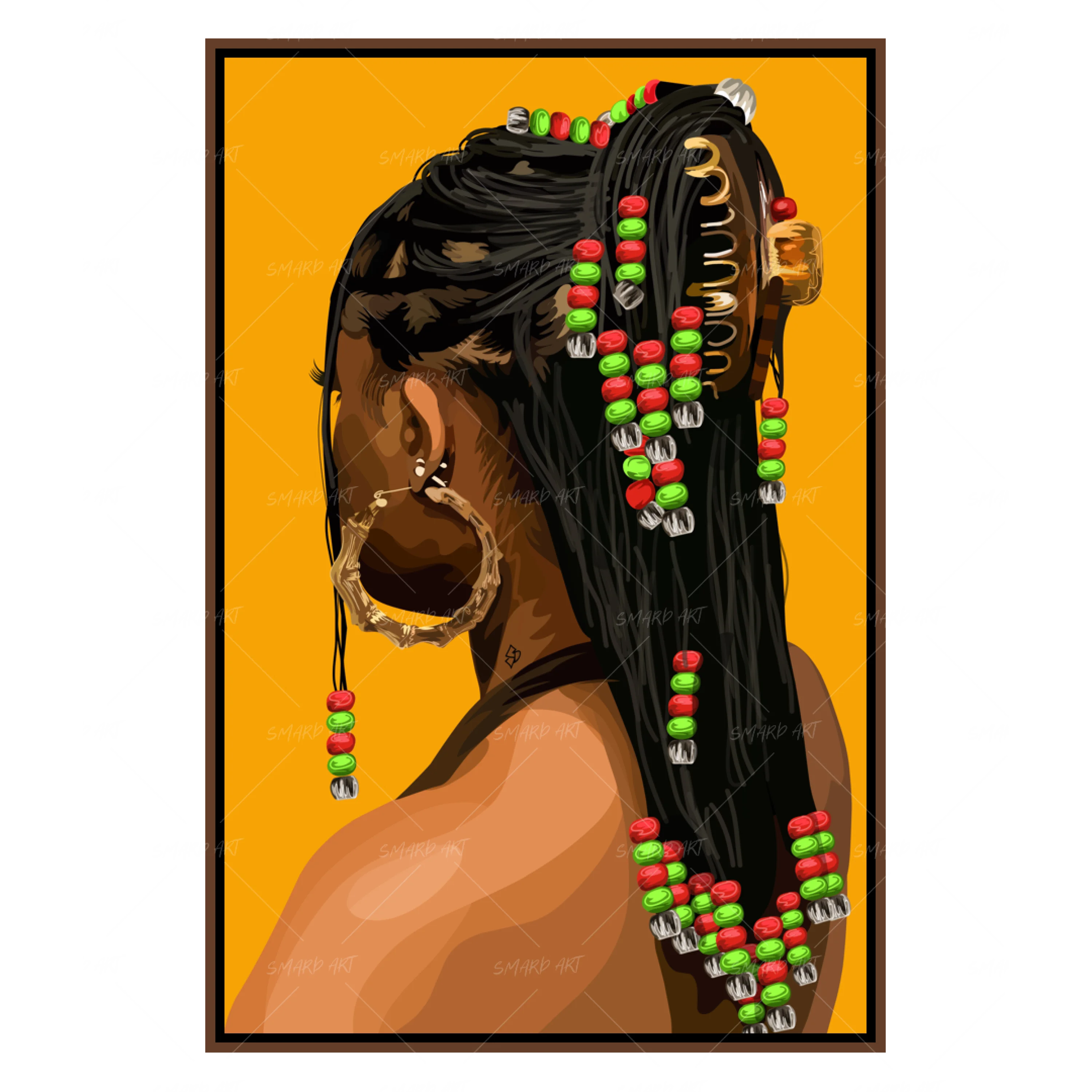 Beaded Beauty II-Smard