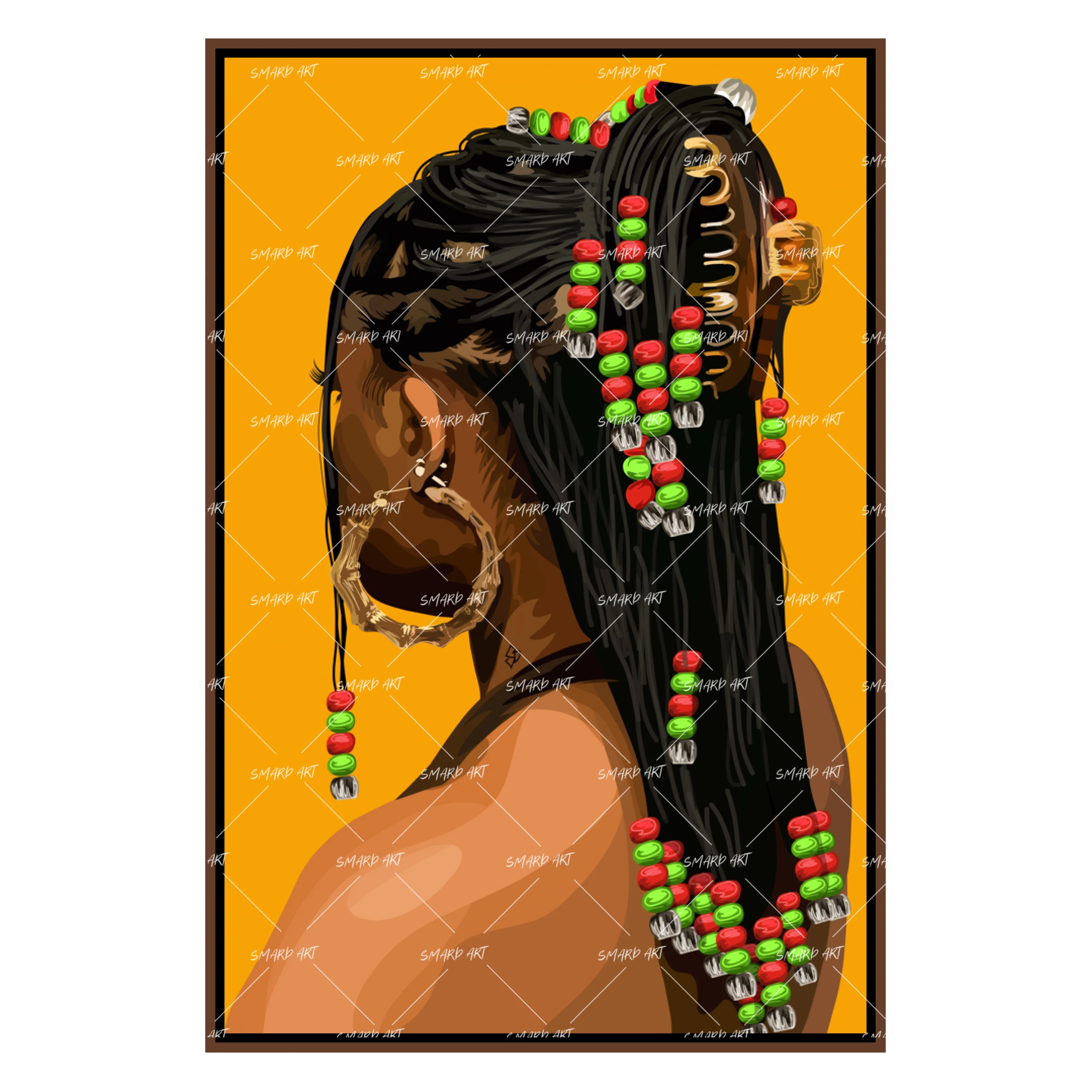 Beaded Beauty II-Smard