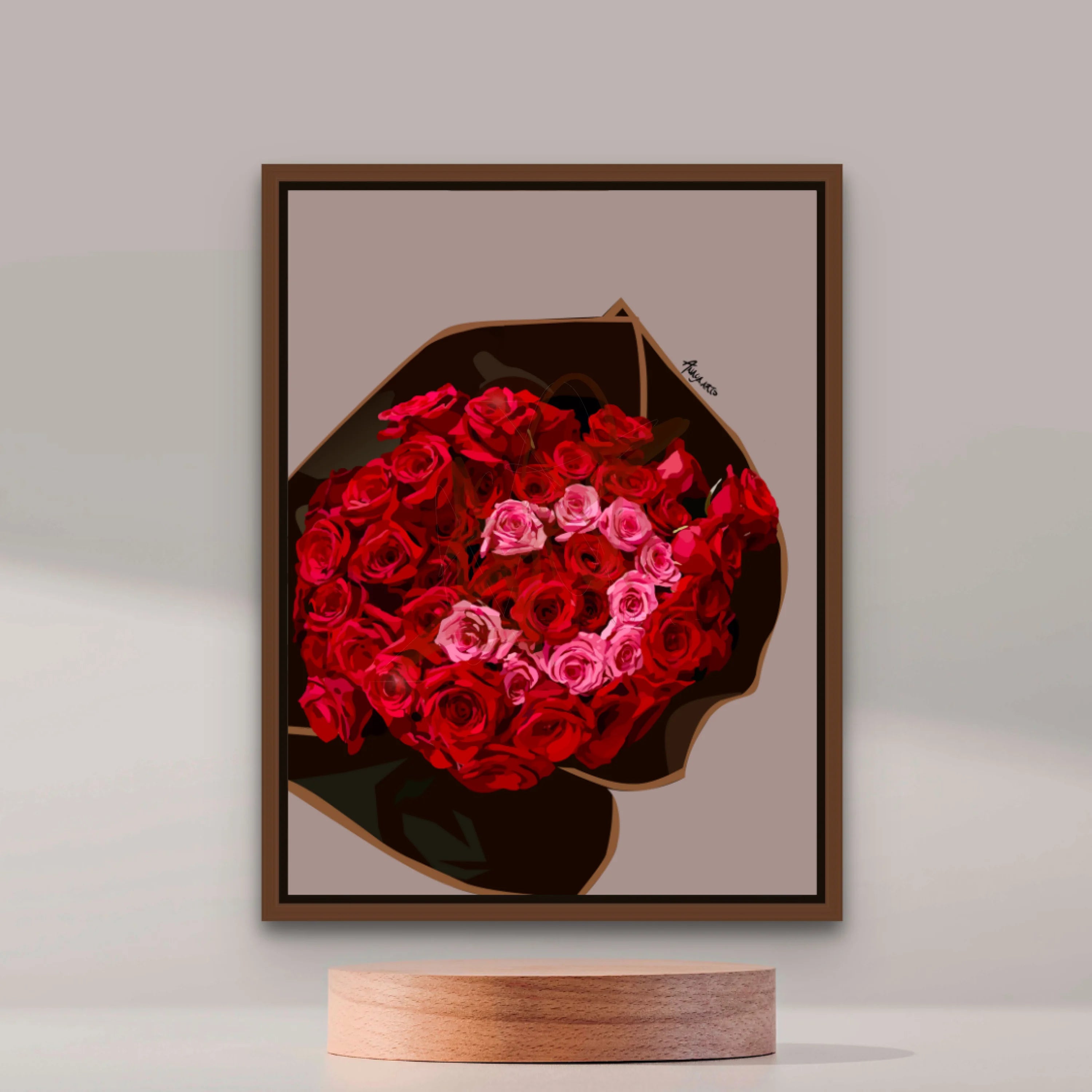 Bouquet Of Roses (Smard X Anaya) Wall Art