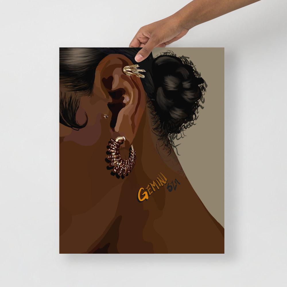 GEMINI sZn Poster-18×24-Print-SmardArt-Wall Art