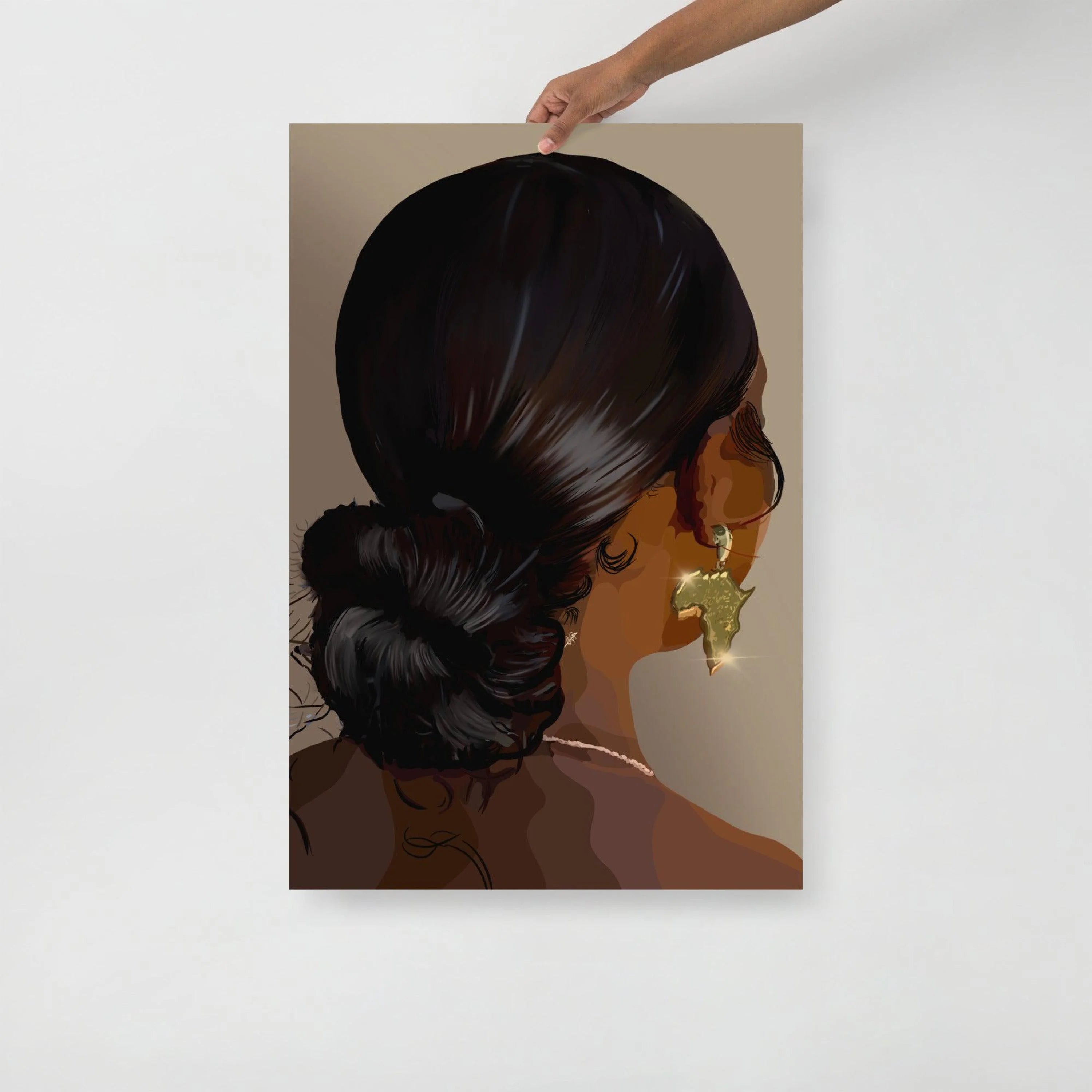 Low Bun-18×24-Print-SmardArt-Wall Art