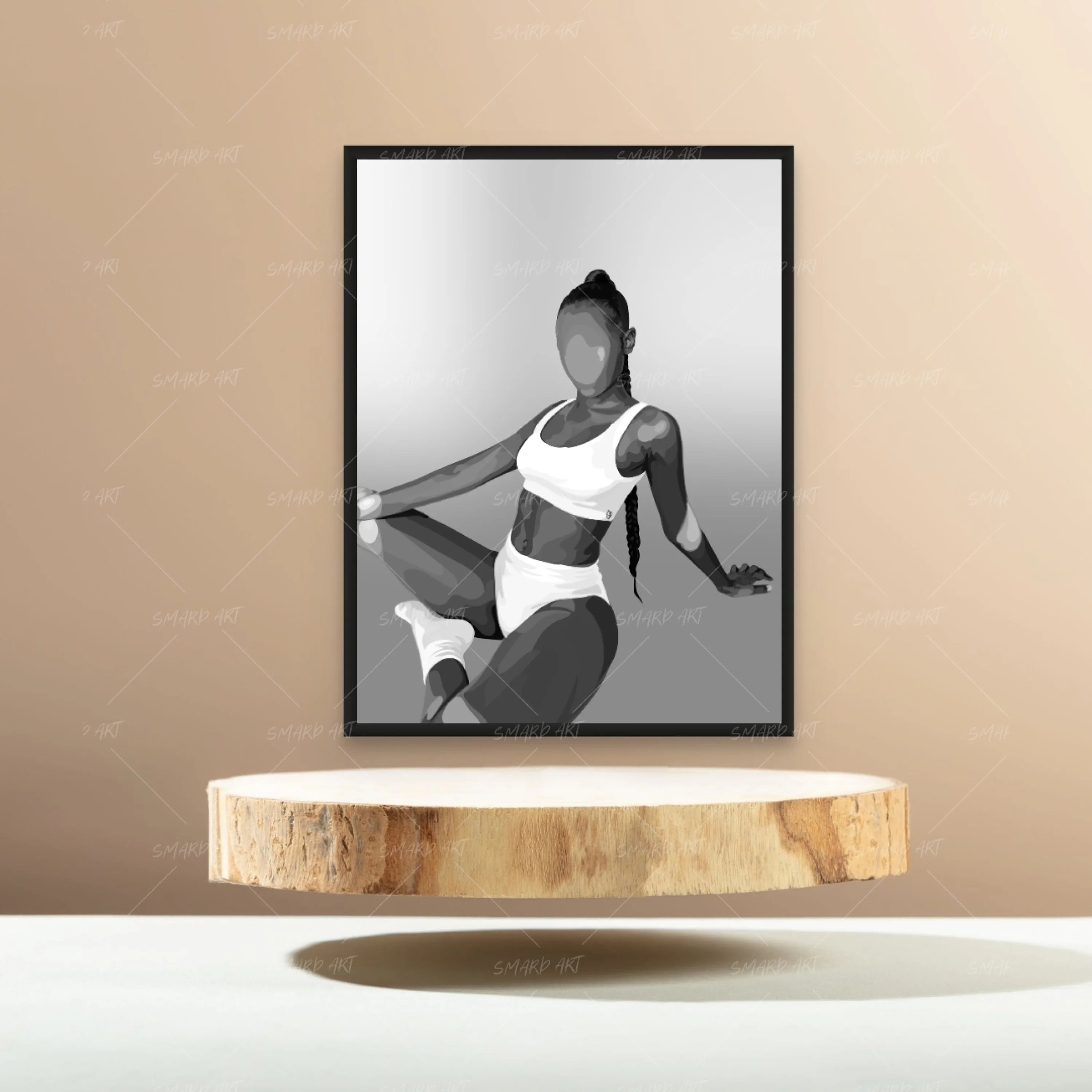 Fit Gyal B&W-Smard