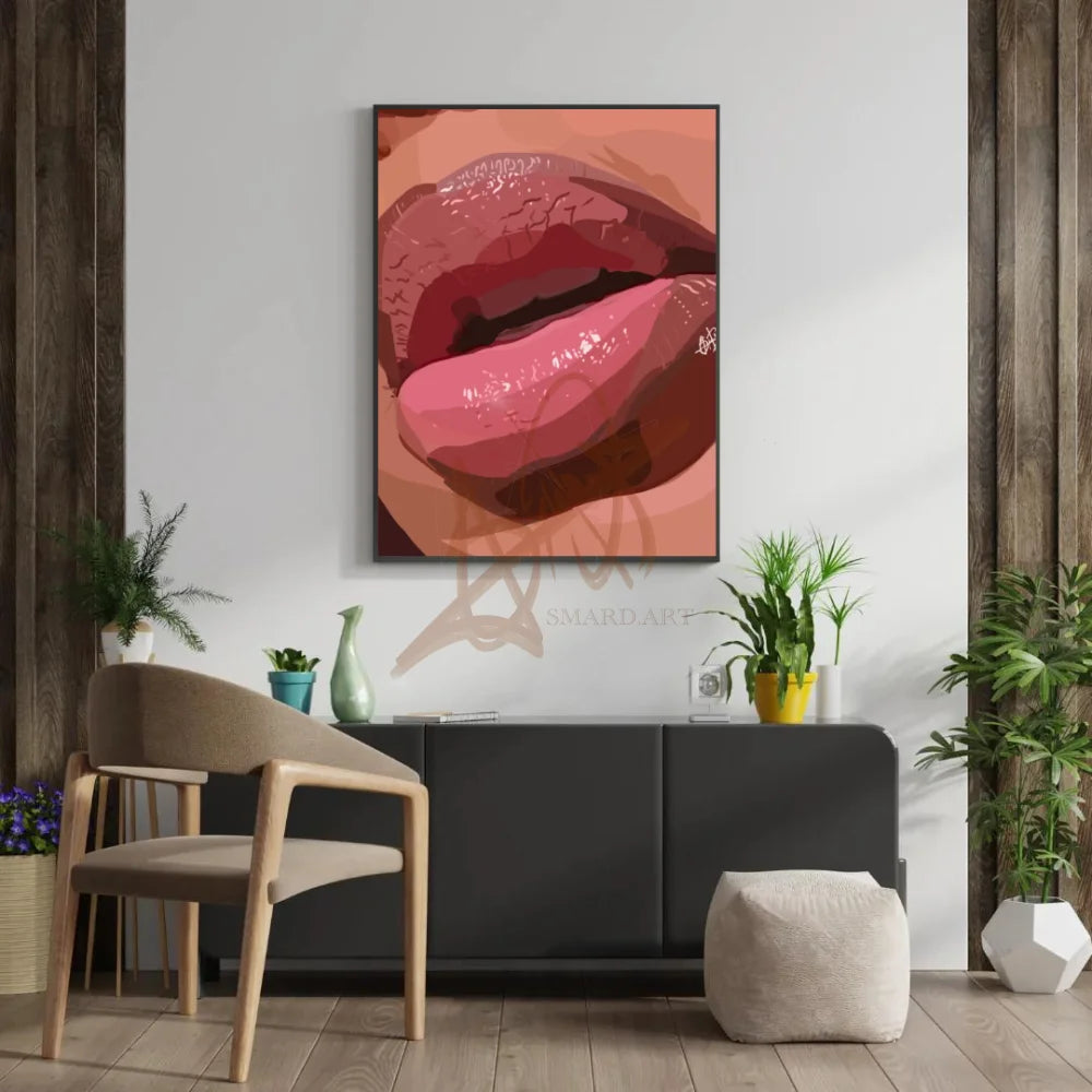 GLOSSY LIPS 2-8×10-Print-SmardArt-Wall Art