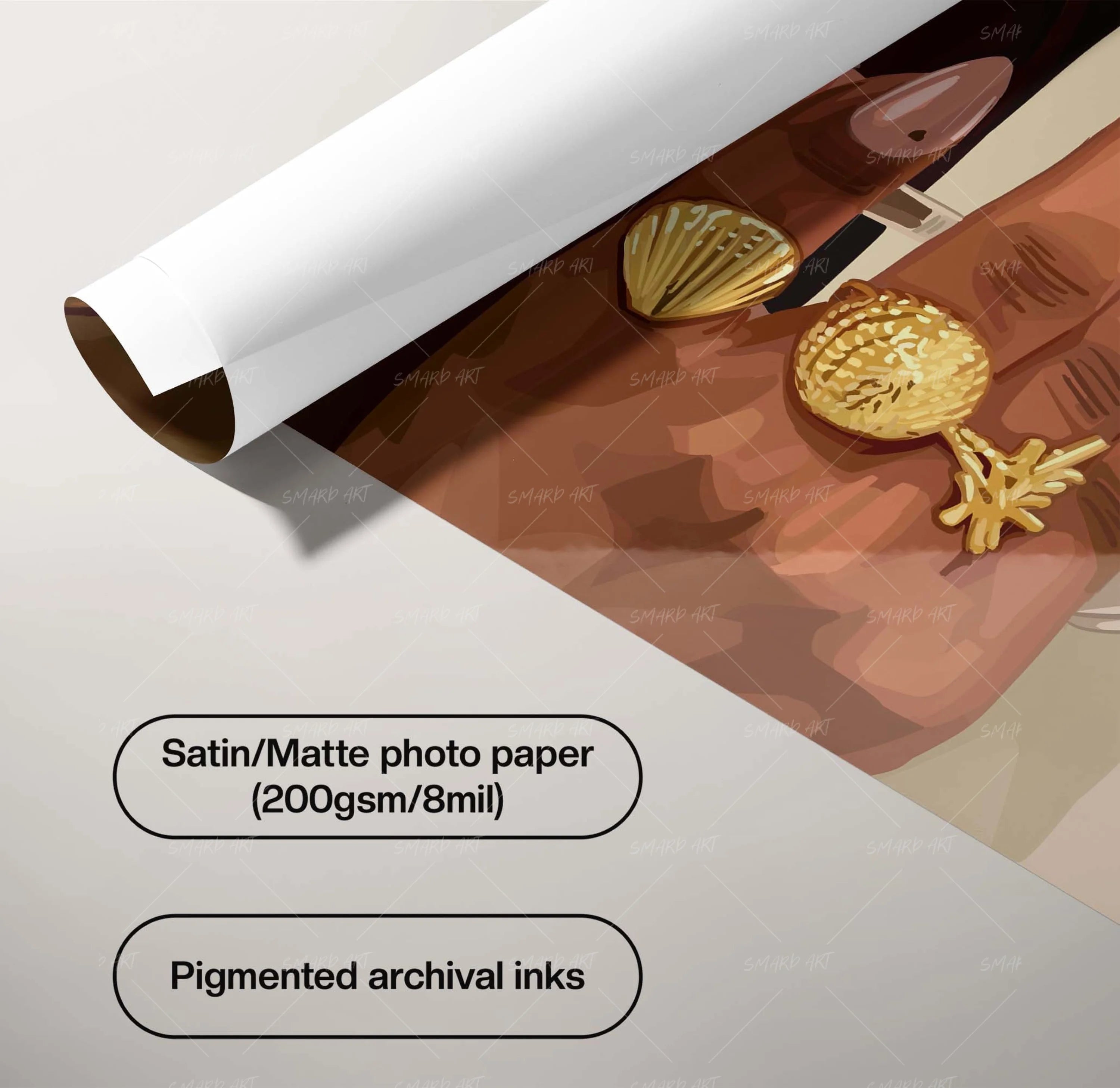 Grace Over Grind-wall art print featuring decorative artistic design suitable for living rooms, offices, and schools by SmardArt. Elevate your space with Black wall art that speaks to culture, identity, and creativity. At Smard, we celebrate artistry made with melanin, bringing powerful and inspiring designs to life.