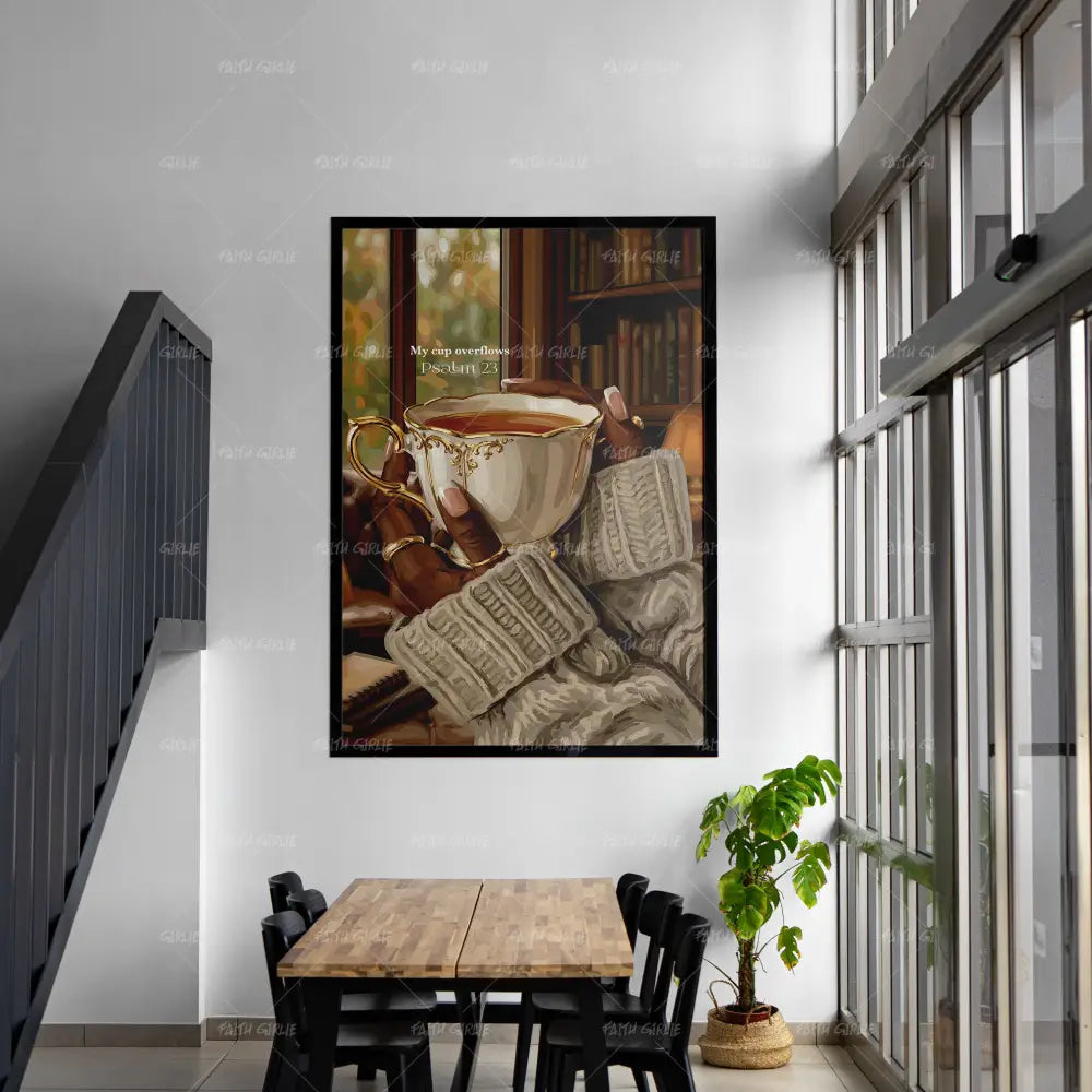 It Overflows-wall art print featuring decorative artistic design suitable for living rooms, offices, and schools by SmardArt. Elevate your space with Black wall art that speaks to culture, identity, and creativity. At Smard, we celebrate artistry made with melanin, bringing powerful and inspiring designs to life.