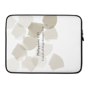 Phillipians 4:13 Laptop Sleeve
