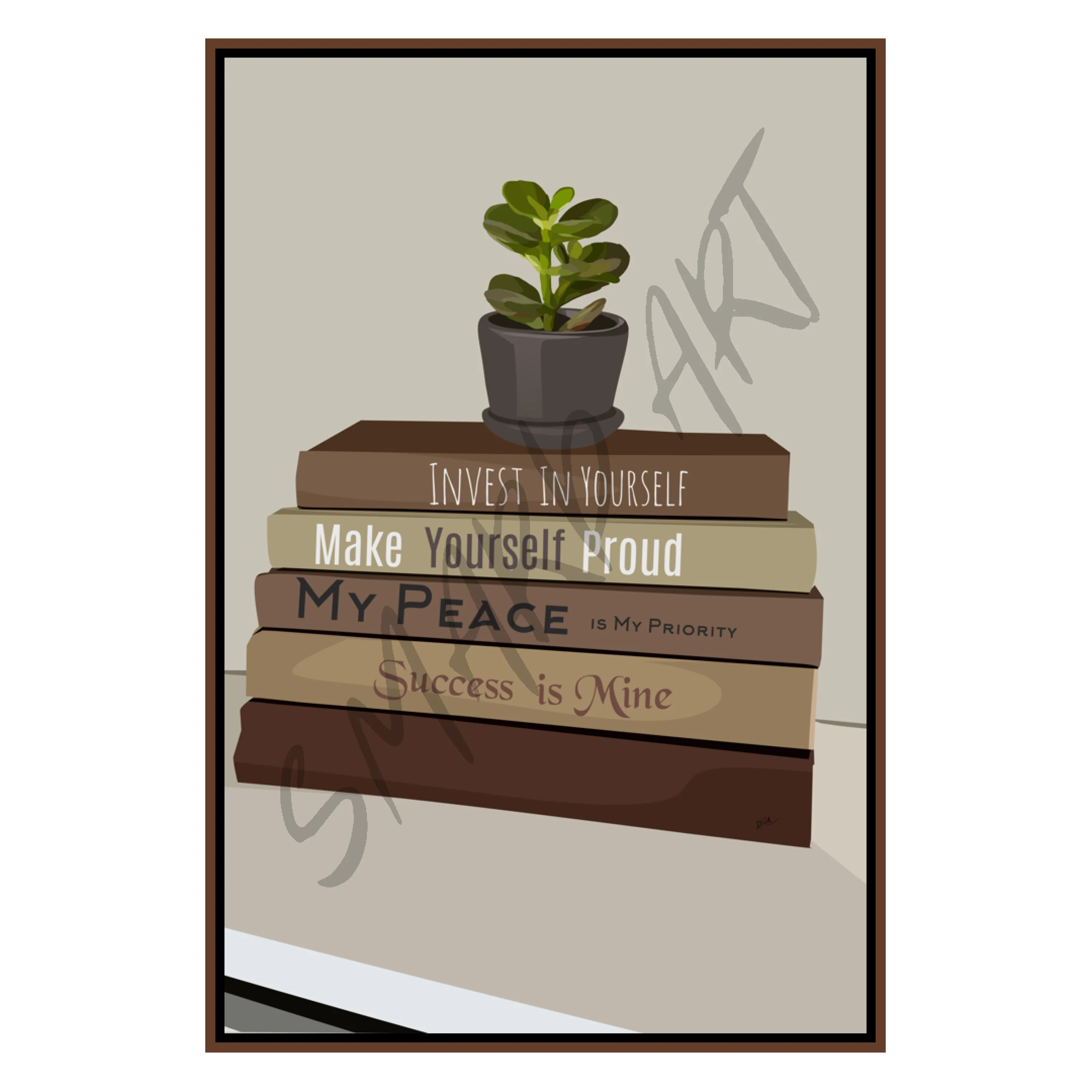Motivational Books (Smard X Anaya) Wall Art