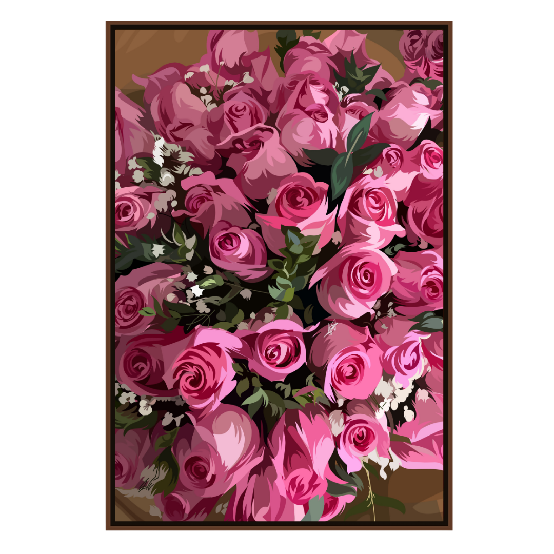 Pink Roses I