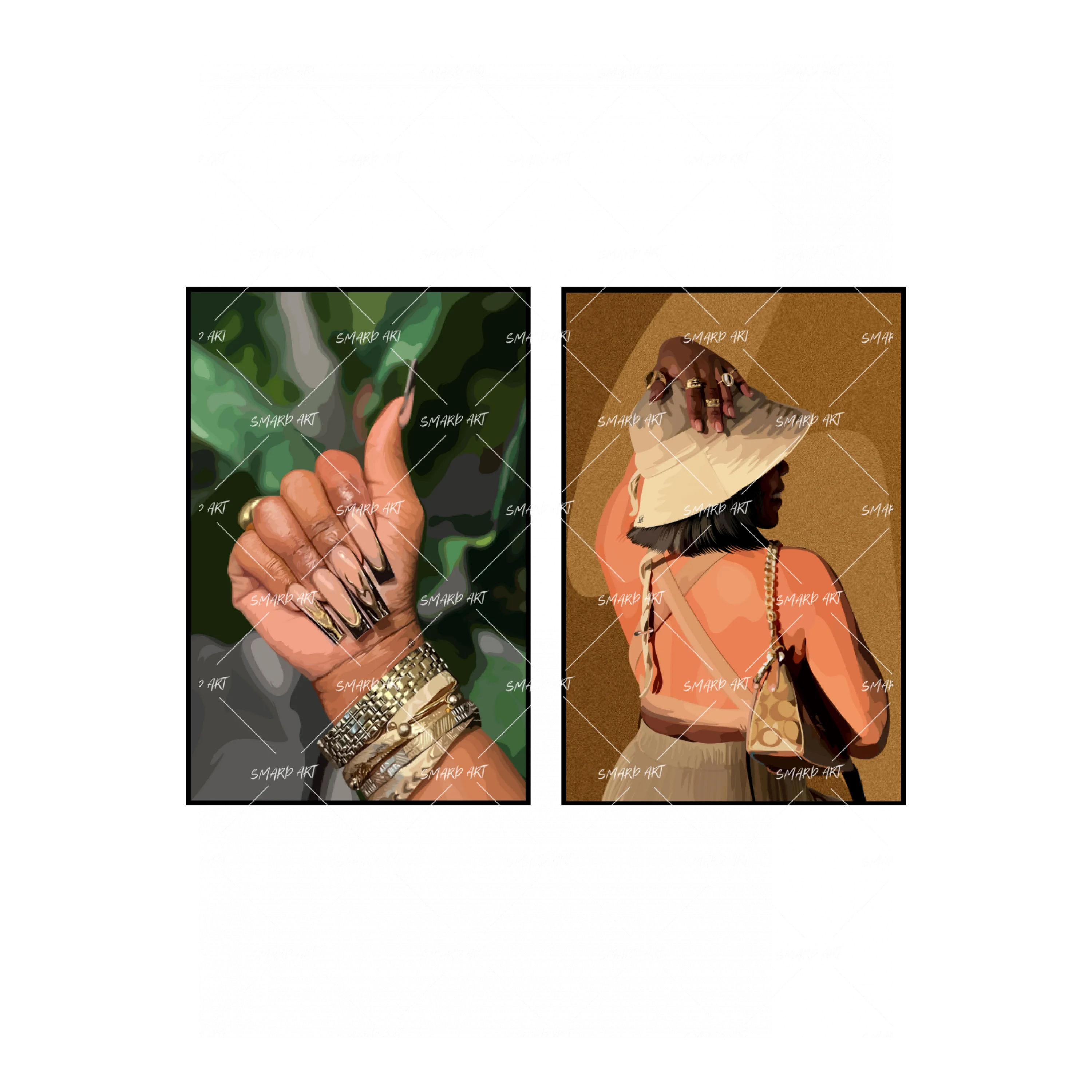 Art Print Bundle : Nail'd It IV + Summer Time (Abstract)