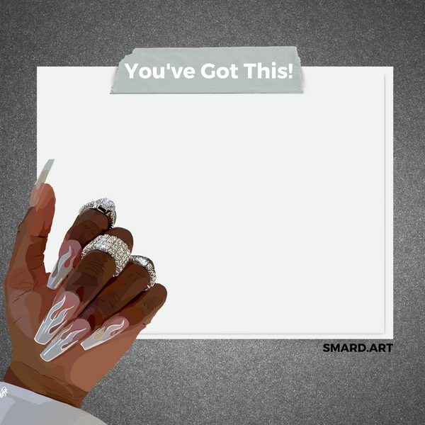 You've Got This - Sticky Note Pad-5 Pack-SmardArt-Wall Art
