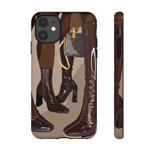 BROWN BOOTS Cases-iPhone 13-Glossy-SmardArt-Wall Art