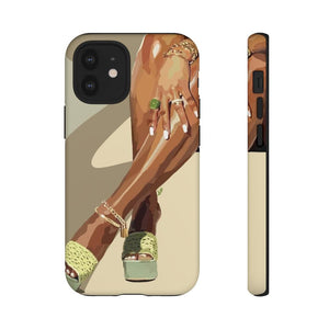 Legs & green touch Cases-iPhone 12 Mini-Matte-SmardArt-Wall Art