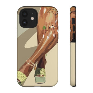 Legs & green touch Cases-iPhone 12-Glossy-SmardArt-Wall Art