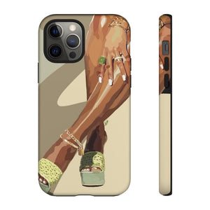 Legs & green touch Cases-iPhone 12 Pro-Matte-SmardArt-Wall Art