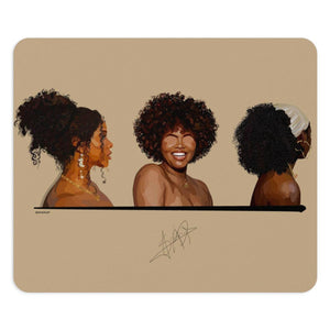 Pretty curls Mouse Pad-One size-Rectangle-SmardArt-Wall Art