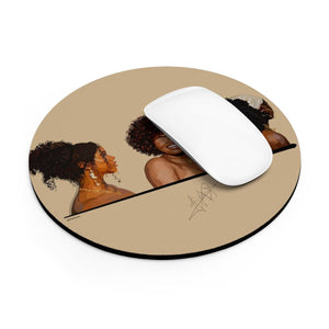 Pretty curls Mouse Pad-One size-Rectangle-SmardArt-Wall Art