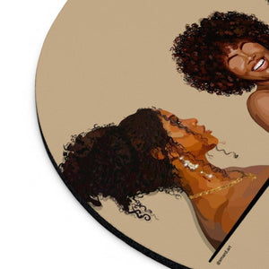 Pretty curls Mouse Pad-One size-Rectangle-SmardArt-Wall Art