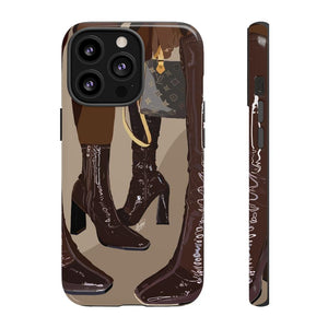BROWN BOOTS Cases-iPhone 13 Pro-Glossy-SmardArt-Wall Art